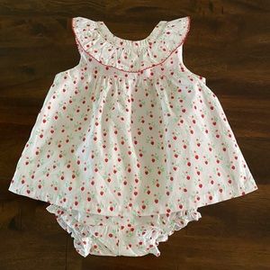 NWOT: Janie & Jack strawberry print